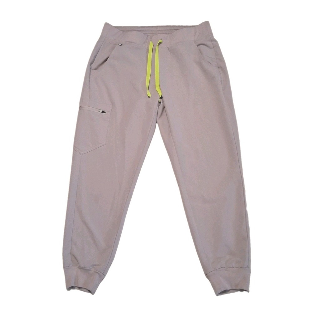 FIGS Zamora Jogger Scrub Pants Womens Size M/P PO# 2177 Light Tan